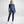 Leggings drenanti colore mirtillo Gsclosure abbinati a maglia anytime colore mirtillo.